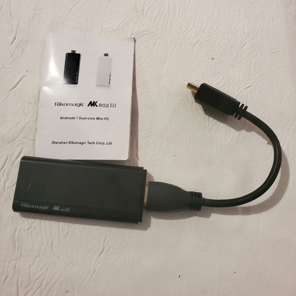 Rikomagic MK802 III Dual Core Android 4.1 Jelly Bean Mini PC Rockchip RK3066 1.6